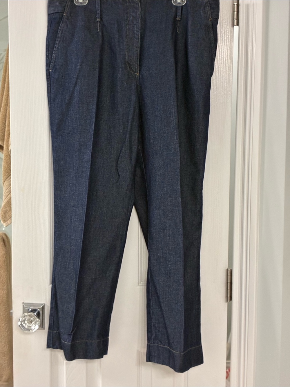 Talbots Southampton Straight Leg Denim Trousers. Size 12